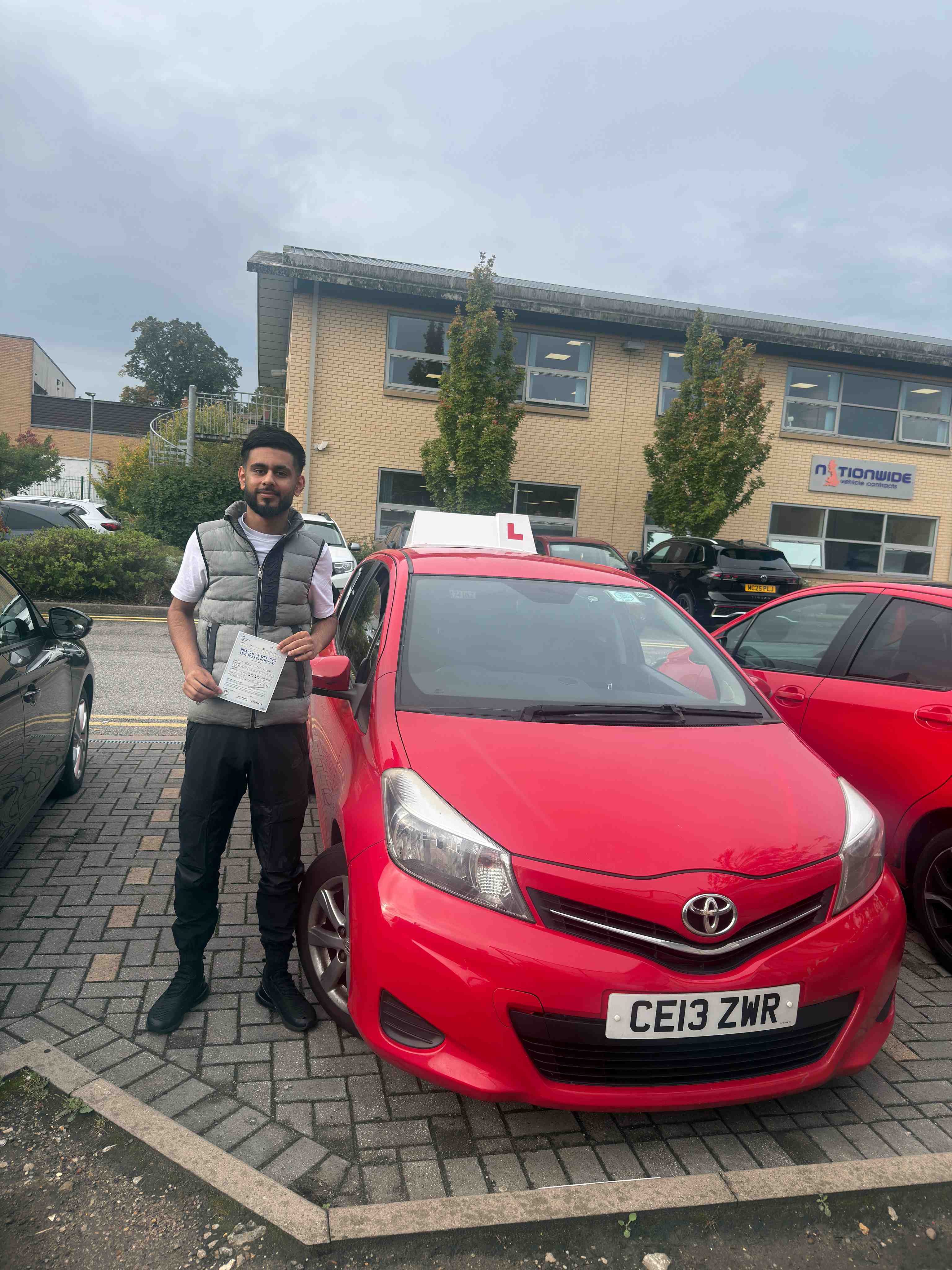 Student passing test